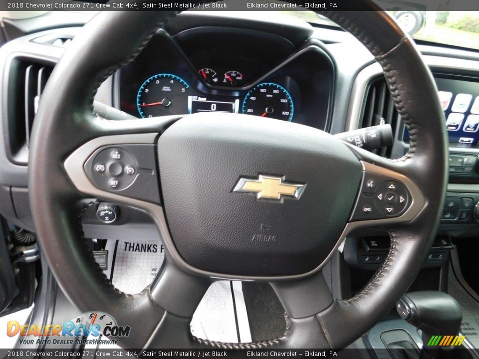2018 Chevrolet Colorado Z71 Crew Cab 4x4 Steering Wheel Photo #24
