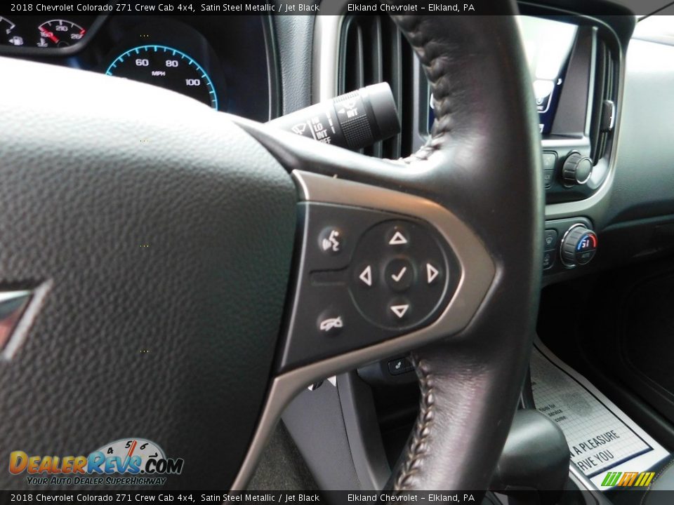 2018 Chevrolet Colorado Z71 Crew Cab 4x4 Steering Wheel Photo #25