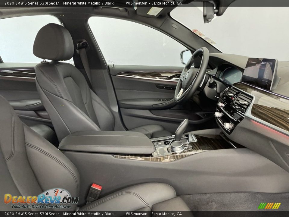 2020 BMW 5 Series 530i Sedan Mineral White Metallic / Black Photo #34