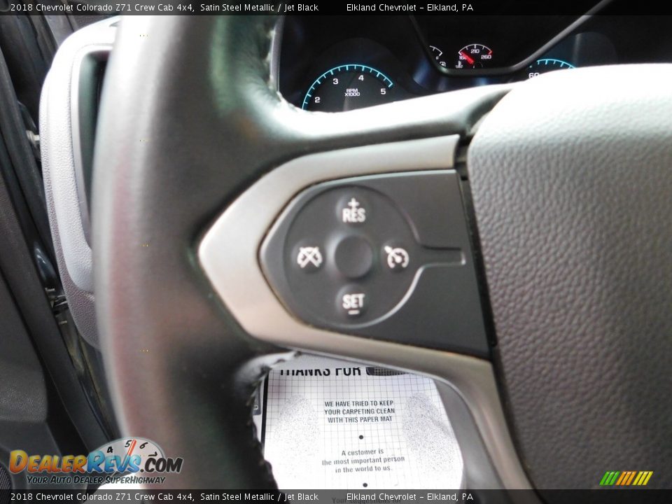 2018 Chevrolet Colorado Z71 Crew Cab 4x4 Steering Wheel Photo #26