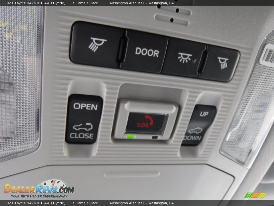 Controls of 2021 Toyota RAV4 XLE AWD Hybrid Photo #9