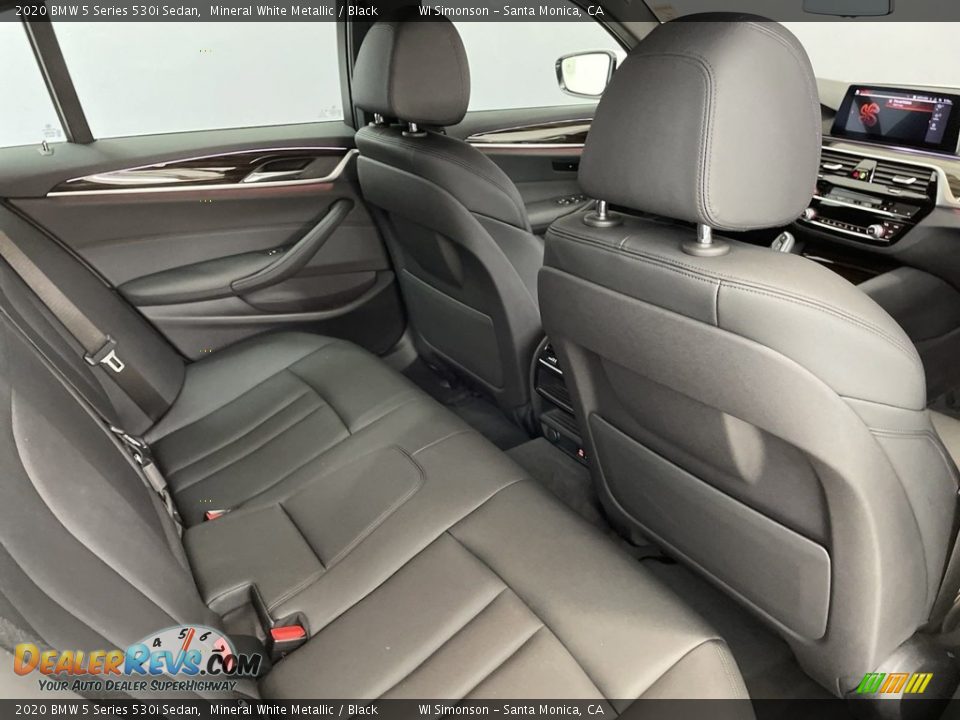 2020 BMW 5 Series 530i Sedan Mineral White Metallic / Black Photo #36