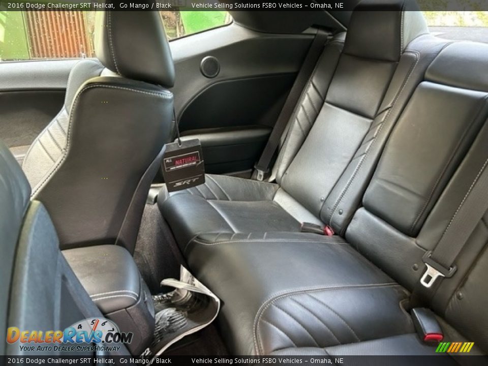 Rear Seat of 2016 Dodge Challenger SRT Hellcat Photo #9