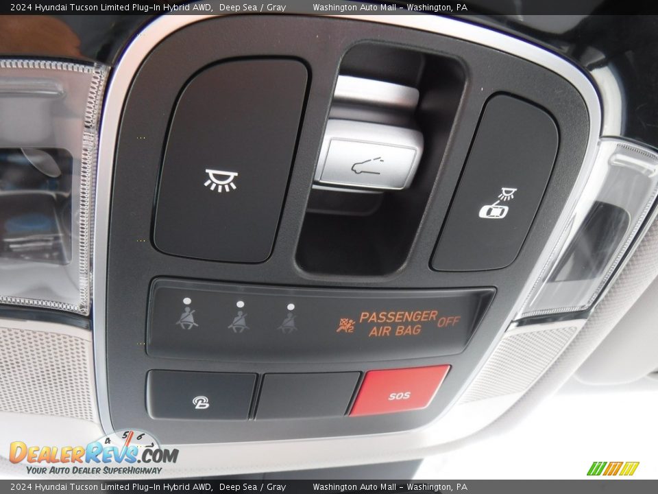 2024 Hyundai Tucson Limited Plug-In Hybrid AWD Deep Sea / Gray Photo #24