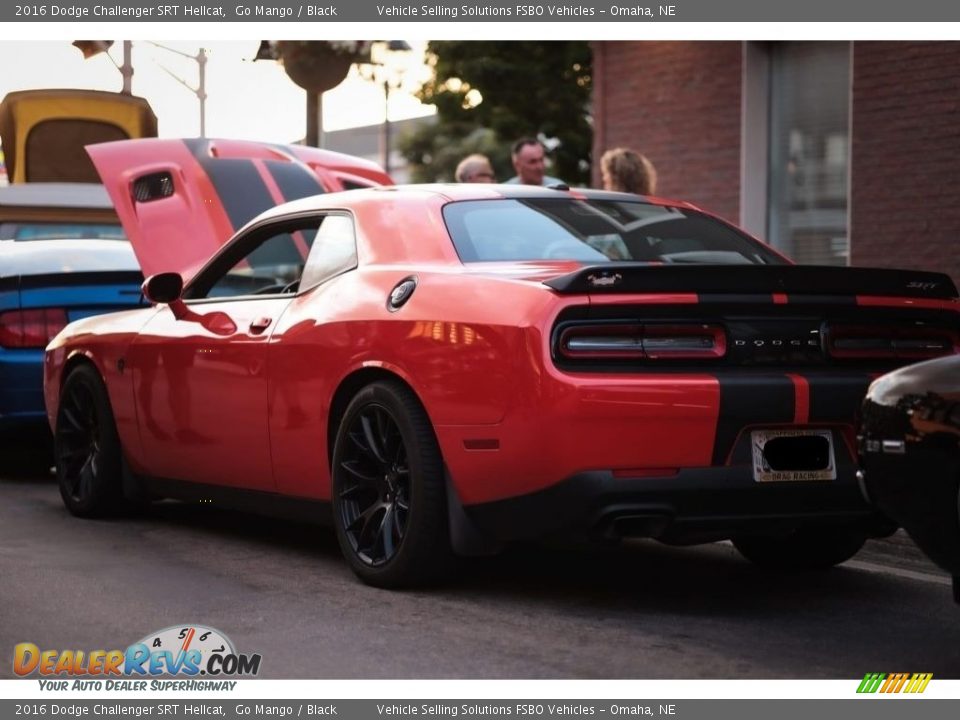 2016 Dodge Challenger SRT Hellcat Go Mango / Black Photo #18