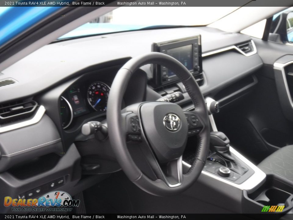 2021 Toyota RAV4 XLE AWD Hybrid Blue Flame / Black Photo #21