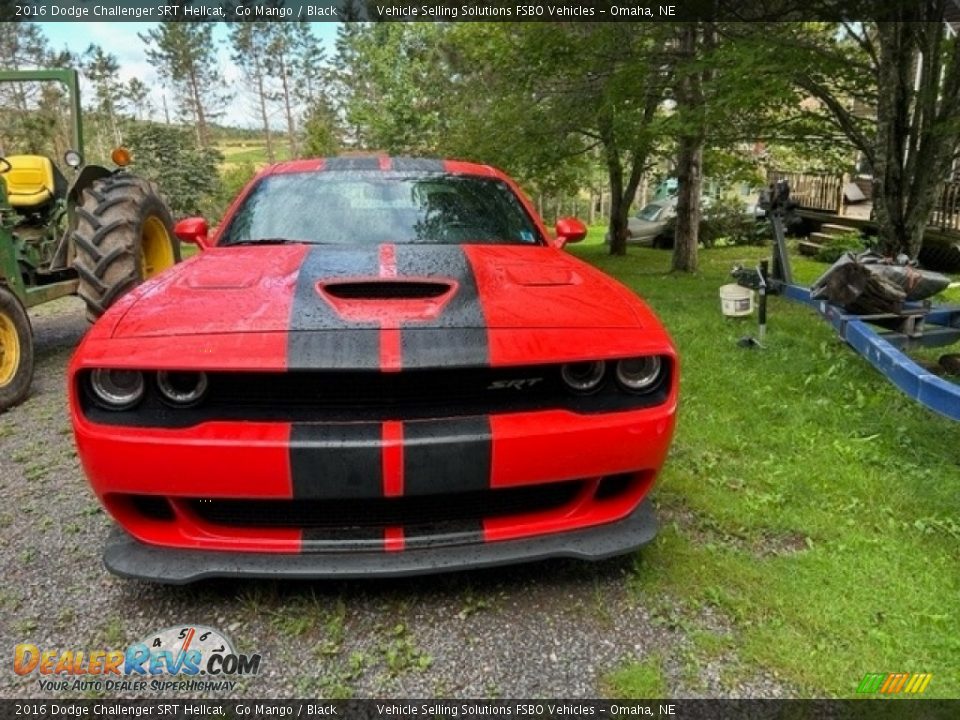 2016 Dodge Challenger SRT Hellcat Go Mango / Black Photo #20