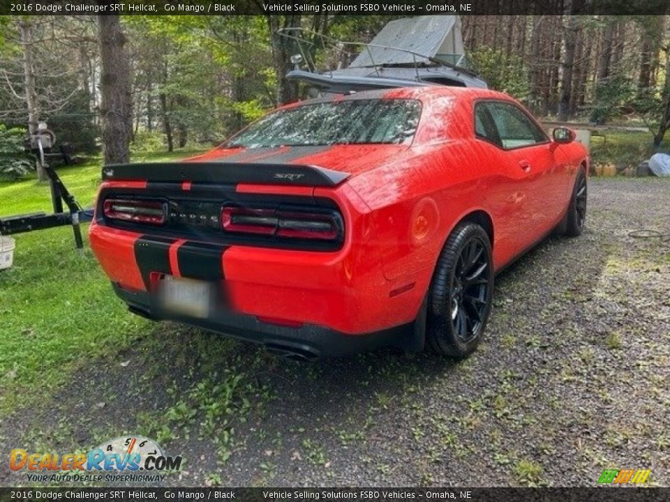 2016 Dodge Challenger SRT Hellcat Go Mango / Black Photo #23