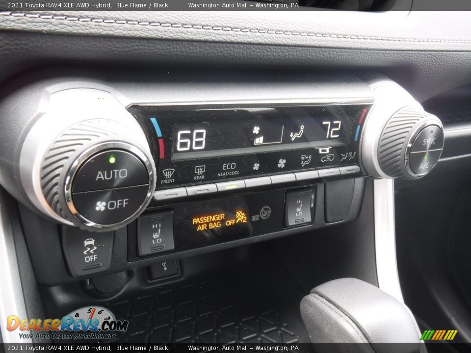 Controls of 2021 Toyota RAV4 XLE AWD Hybrid Photo #26
