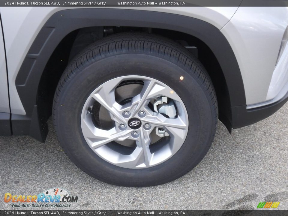 2024 Hyundai Tucson SEL AWD Shimmering Silver / Gray Photo #3