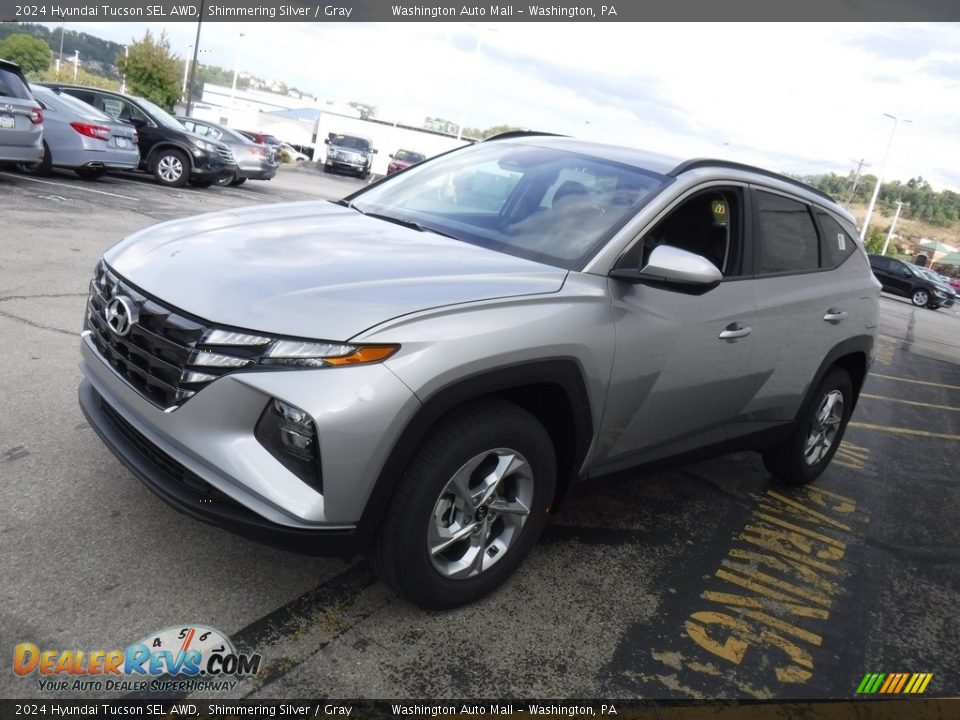 2024 Hyundai Tucson SEL AWD Shimmering Silver / Gray Photo #5