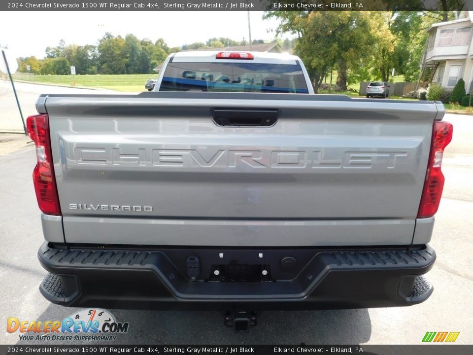 2024 Chevrolet Silverado 1500 WT Regular Cab 4x4 Sterling Gray Metallic / Jet Black Photo #9