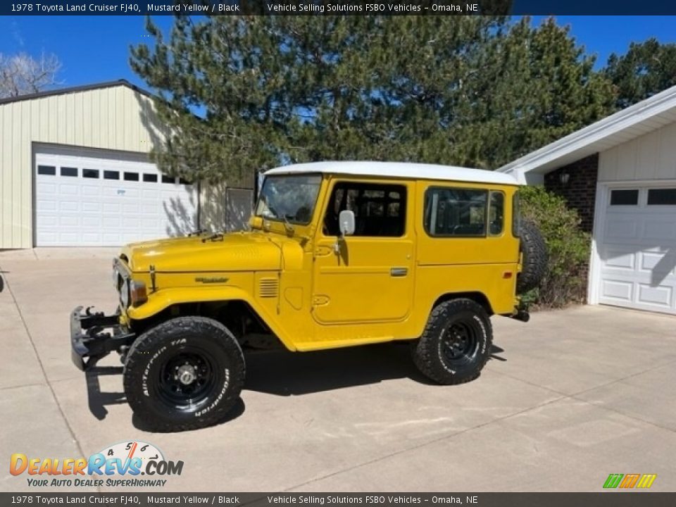 1978 Toyota Land Cruiser FJ40 Mustard Yellow / Black Photo #1