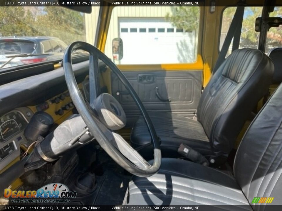 1978 Toyota Land Cruiser FJ40 Mustard Yellow / Black Photo #4