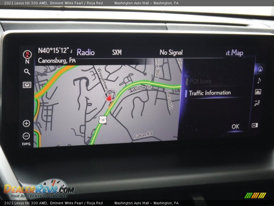 Navigation of 2021 Lexus NX 300 AWD Photo #5