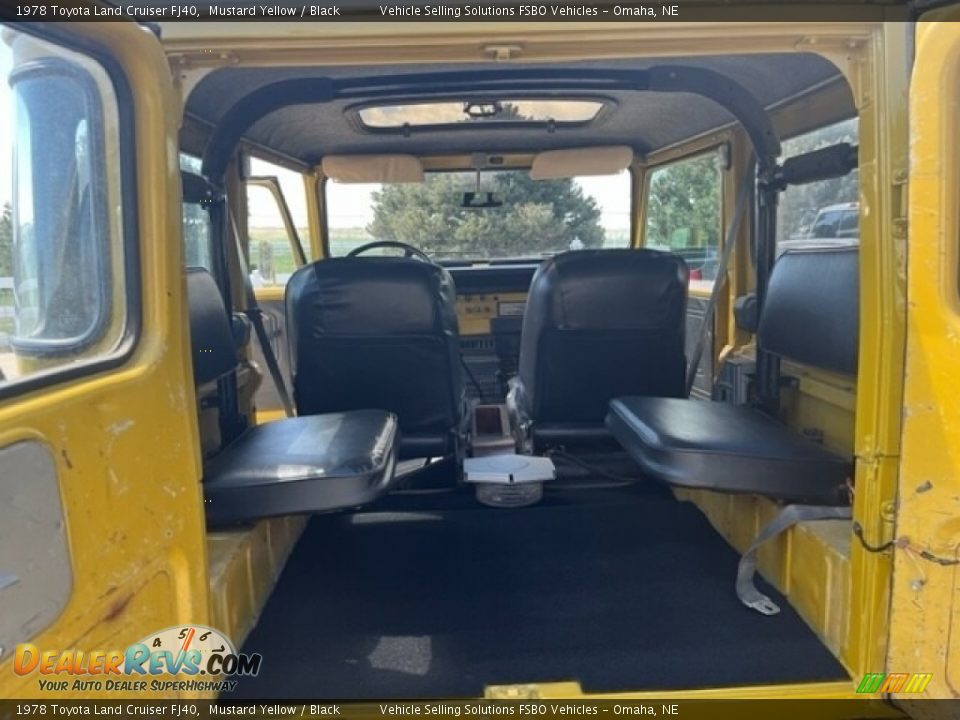 1978 Toyota Land Cruiser FJ40 Mustard Yellow / Black Photo #7