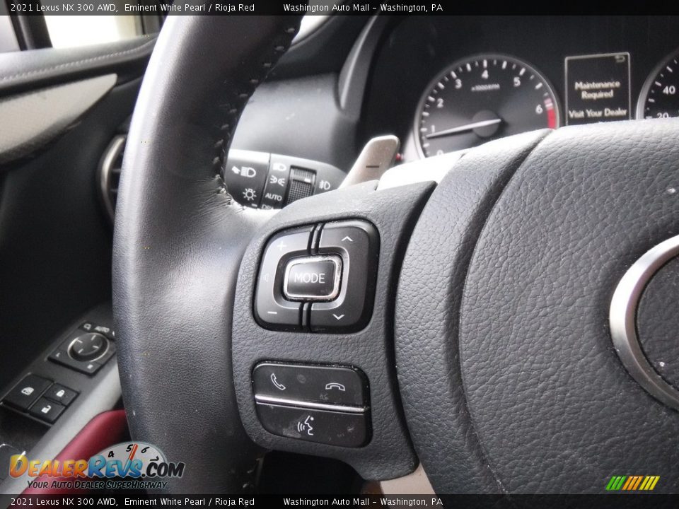 2021 Lexus NX 300 AWD Steering Wheel Photo #10