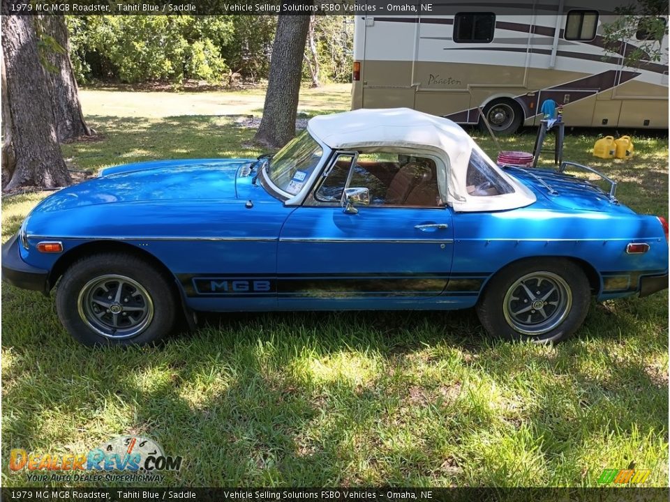 Tahiti Blue 1979 MG MGB Roadster Photo #2