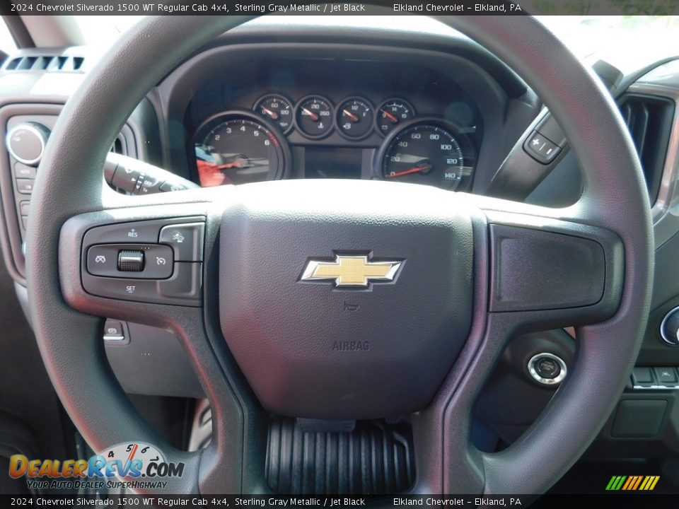 2024 Chevrolet Silverado 1500 WT Regular Cab 4x4 Steering Wheel Photo #22