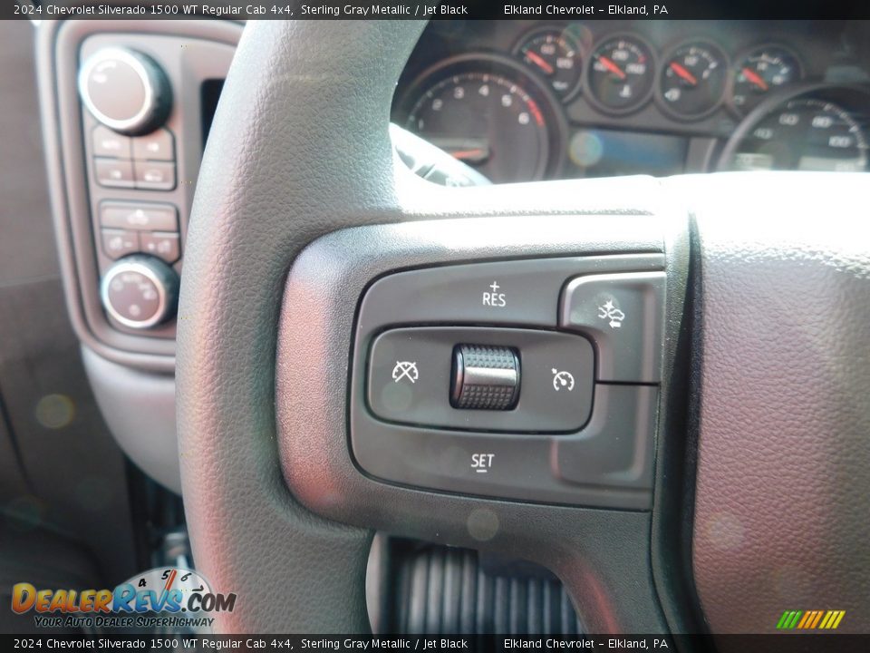 2024 Chevrolet Silverado 1500 WT Regular Cab 4x4 Sterling Gray Metallic / Jet Black Photo #23