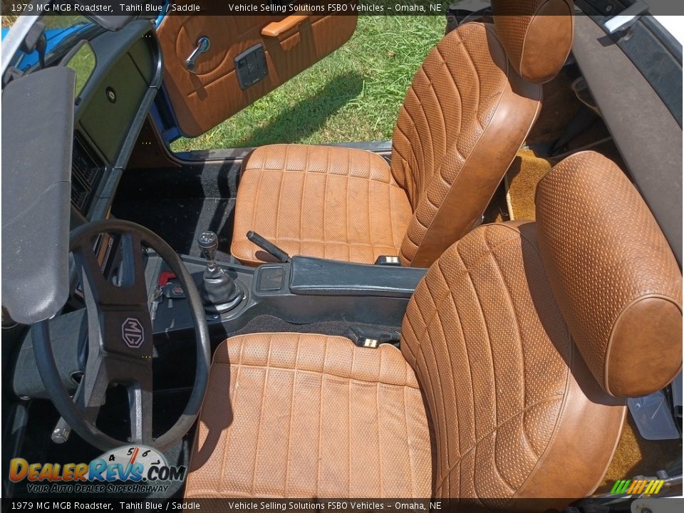 Front Seat of 1979 MG MGB Roadster Photo #6