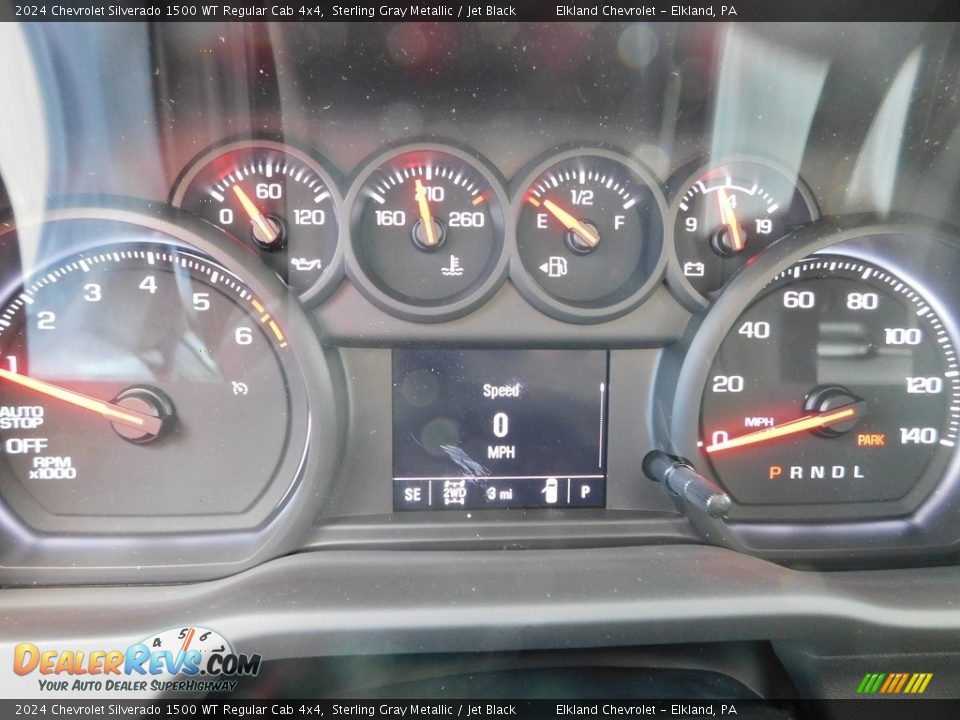 2024 Chevrolet Silverado 1500 WT Regular Cab 4x4 Gauges Photo #25