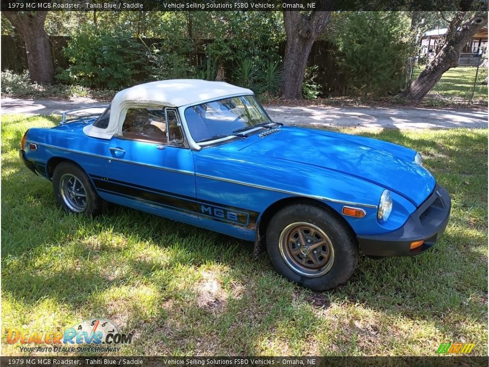 Tahiti Blue 1979 MG MGB Roadster Photo #10