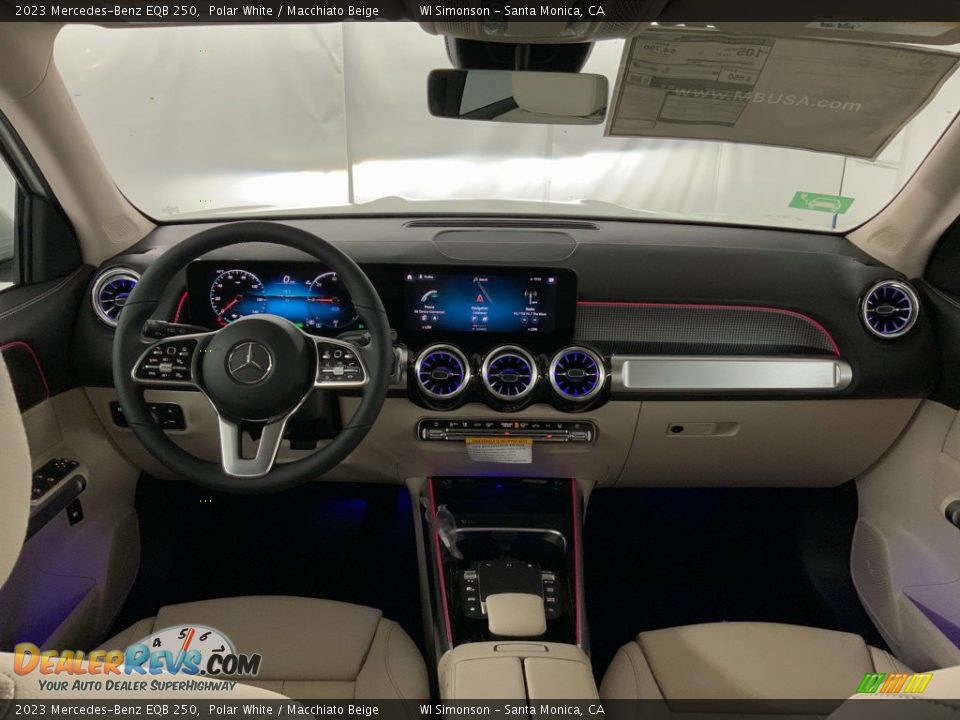 2023 Mercedes-Benz EQB 250 Polar White / Macchiato Beige Photo #10