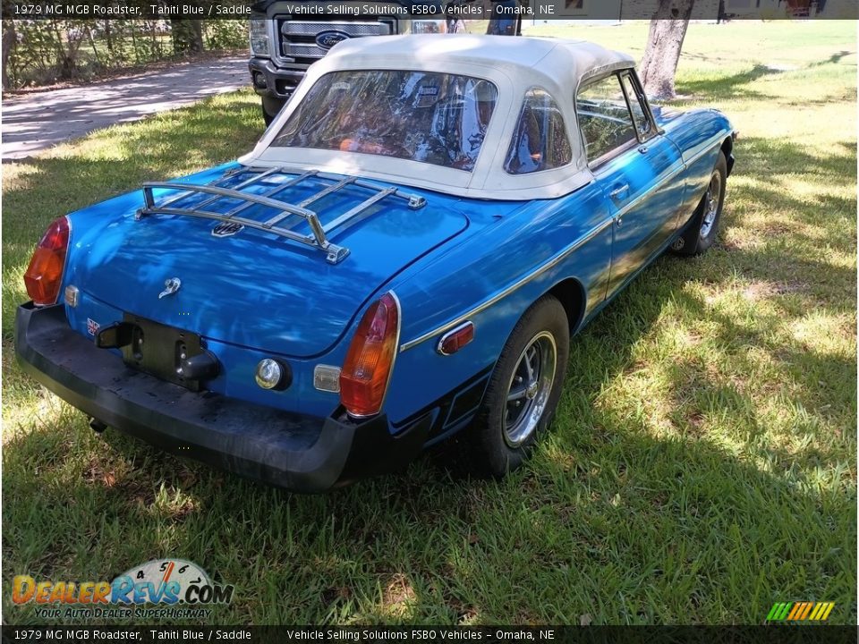 1979 MG MGB Roadster Tahiti Blue / Saddle Photo #11