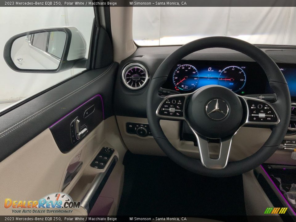 2023 Mercedes-Benz EQB 250 Polar White / Macchiato Beige Photo #11