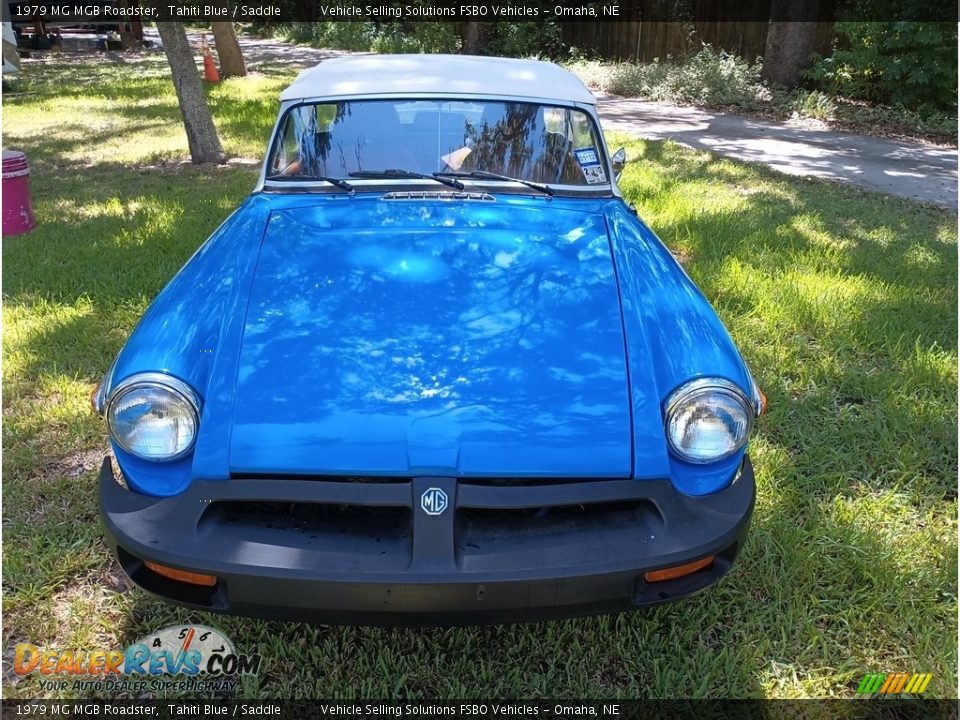 1979 MG MGB Roadster Tahiti Blue / Saddle Photo #12