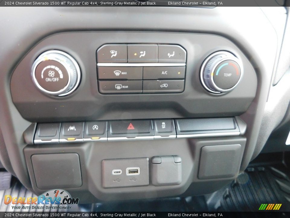 Controls of 2024 Chevrolet Silverado 1500 WT Regular Cab 4x4 Photo #30
