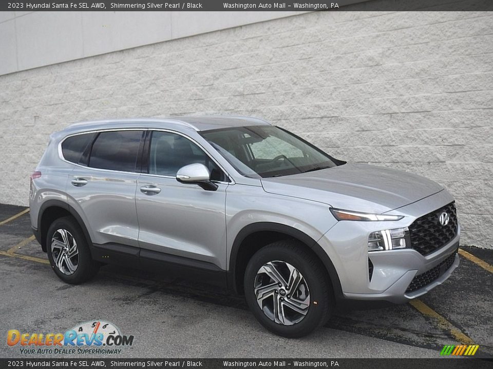 2023 Hyundai Santa Fe SEL AWD Shimmering Silver Pearl / Black Photo #1