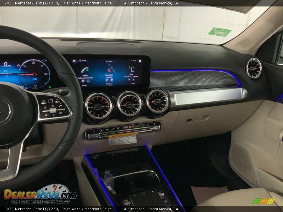 2023 Mercedes-Benz EQB 250 Polar White / Macchiato Beige Photo #13