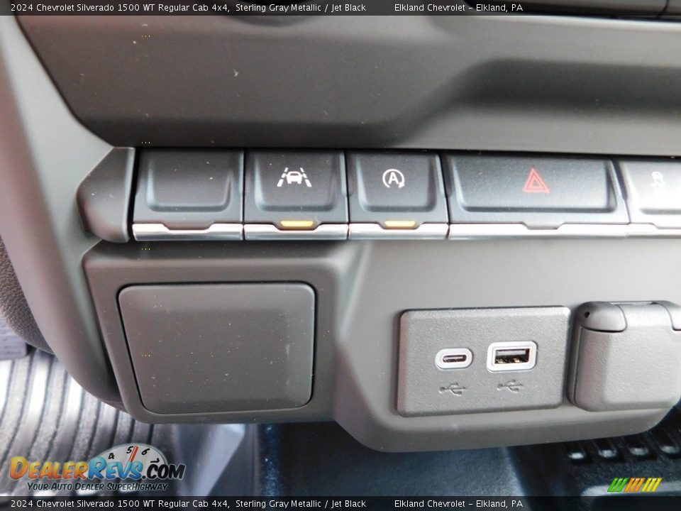 Controls of 2024 Chevrolet Silverado 1500 WT Regular Cab 4x4 Photo #31