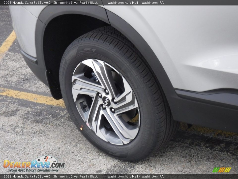 2023 Hyundai Santa Fe SEL AWD Shimmering Silver Pearl / Black Photo #3