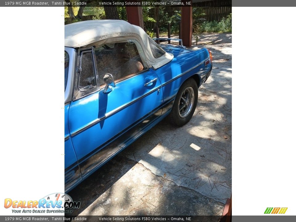 1979 MG MGB Roadster Tahiti Blue / Saddle Photo #16
