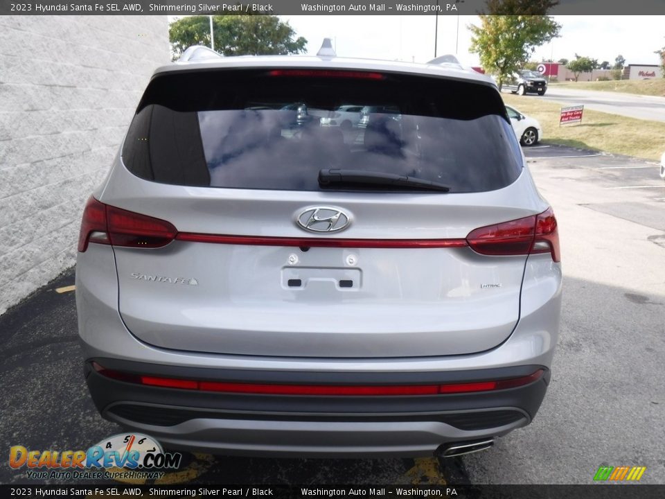 2023 Hyundai Santa Fe SEL AWD Shimmering Silver Pearl / Black Photo #6
