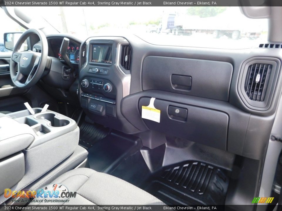 2024 Chevrolet Silverado 1500 WT Regular Cab 4x4 Sterling Gray Metallic / Jet Black Photo #36