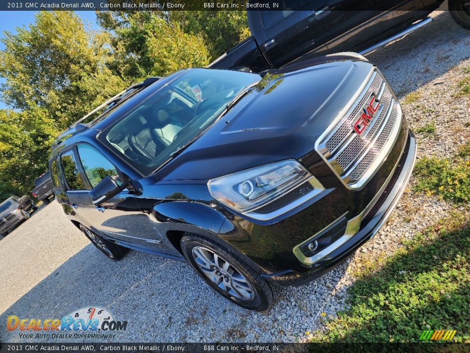 2013 GMC Acadia Denali AWD Carbon Black Metallic / Ebony Photo #2