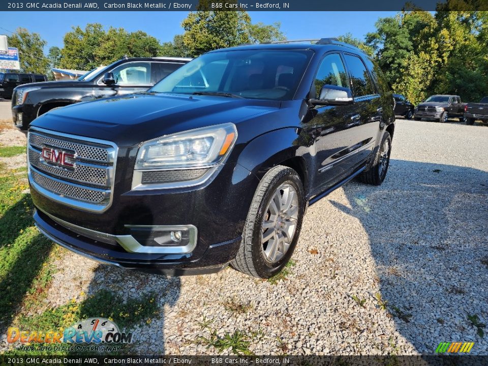 2013 GMC Acadia Denali AWD Carbon Black Metallic / Ebony Photo #3