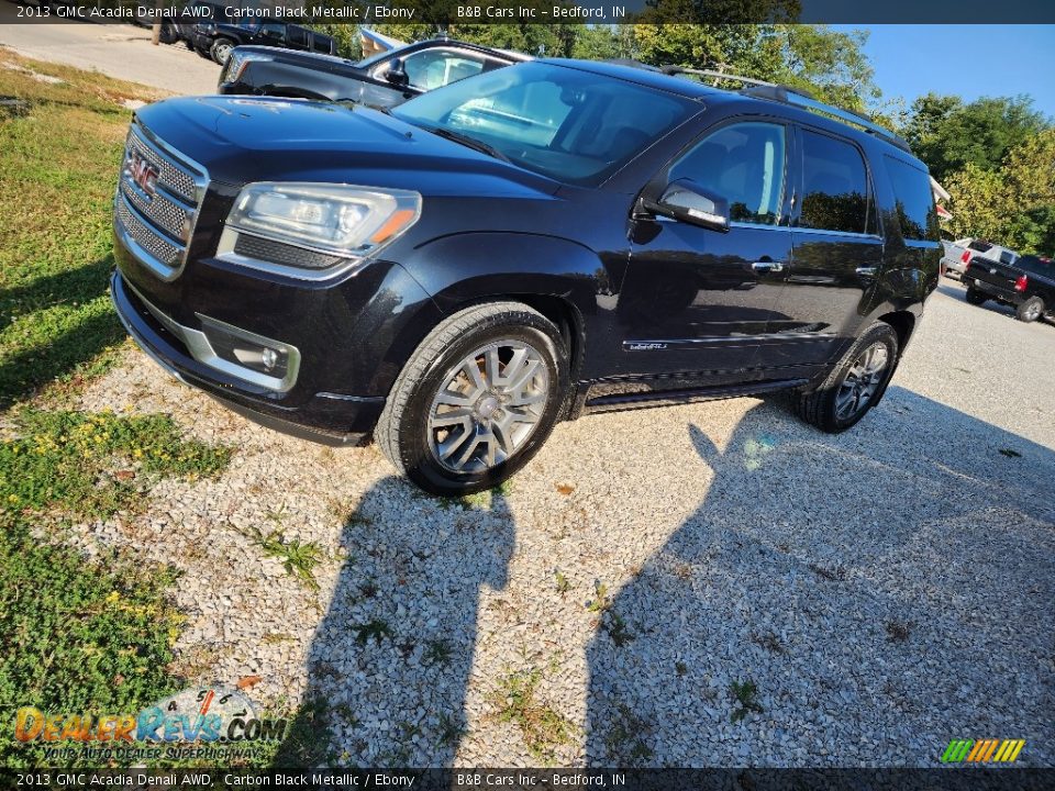 2013 GMC Acadia Denali AWD Carbon Black Metallic / Ebony Photo #4