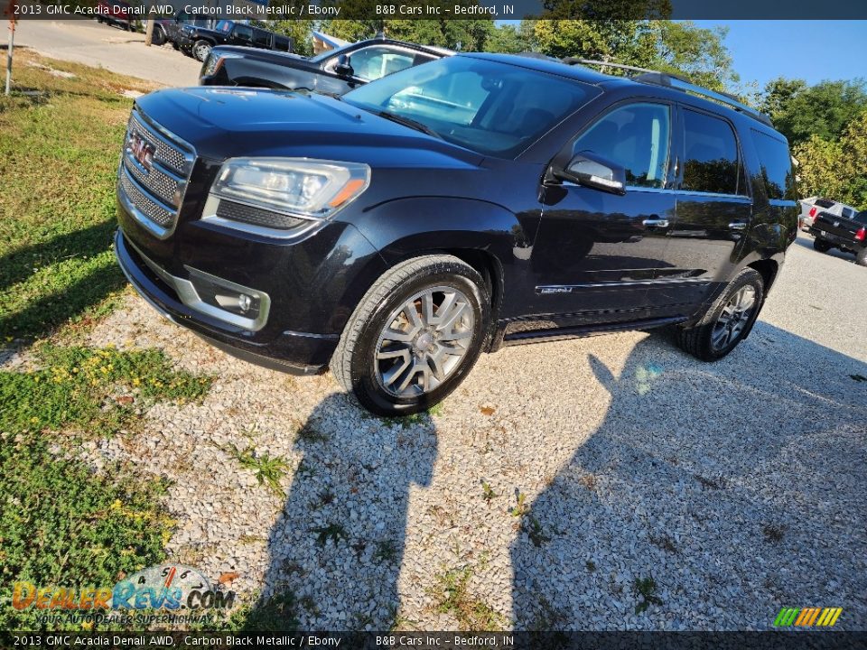 2013 GMC Acadia Denali AWD Carbon Black Metallic / Ebony Photo #5