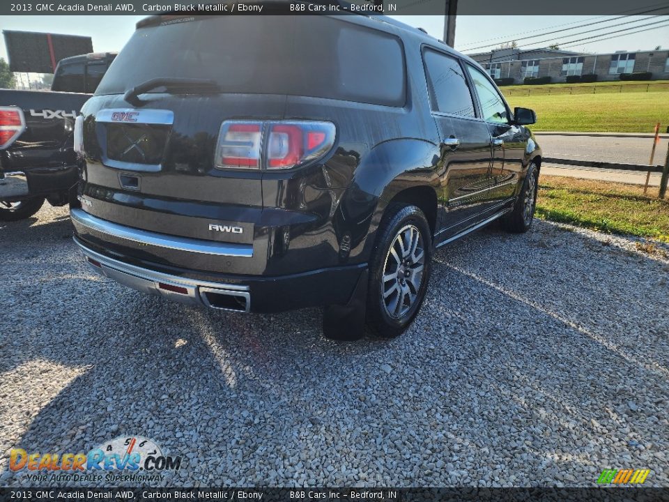 2013 GMC Acadia Denali AWD Carbon Black Metallic / Ebony Photo #8