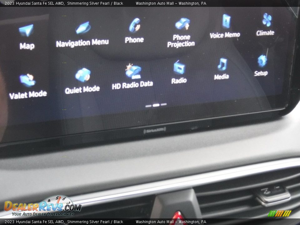 2023 Hyundai Santa Fe SEL AWD Shimmering Silver Pearl / Black Photo #16