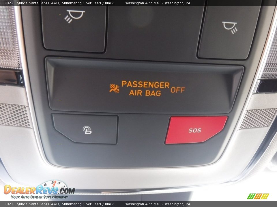 2023 Hyundai Santa Fe SEL AWD Shimmering Silver Pearl / Black Photo #17