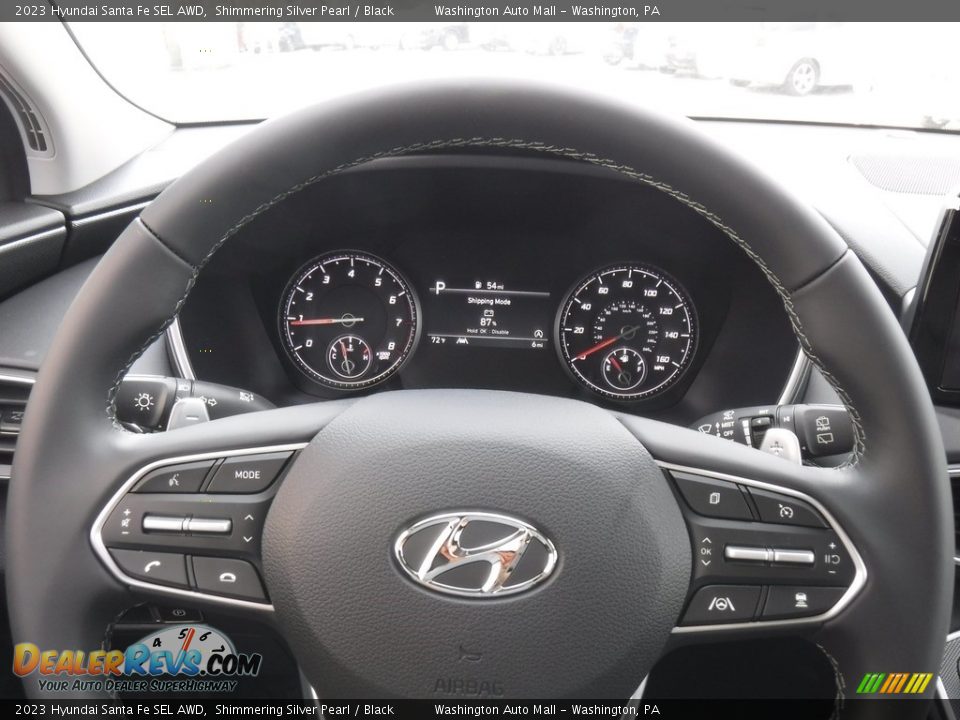 2023 Hyundai Santa Fe SEL AWD Shimmering Silver Pearl / Black Photo #19