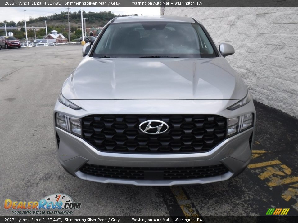 2023 Hyundai Santa Fe SE AWD Shimmering Silver Pearl / Gray Photo #4