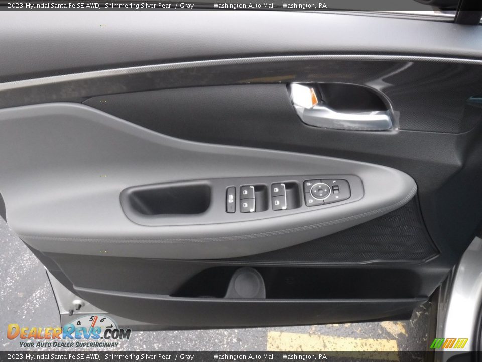 2023 Hyundai Santa Fe SE AWD Shimmering Silver Pearl / Gray Photo #9
