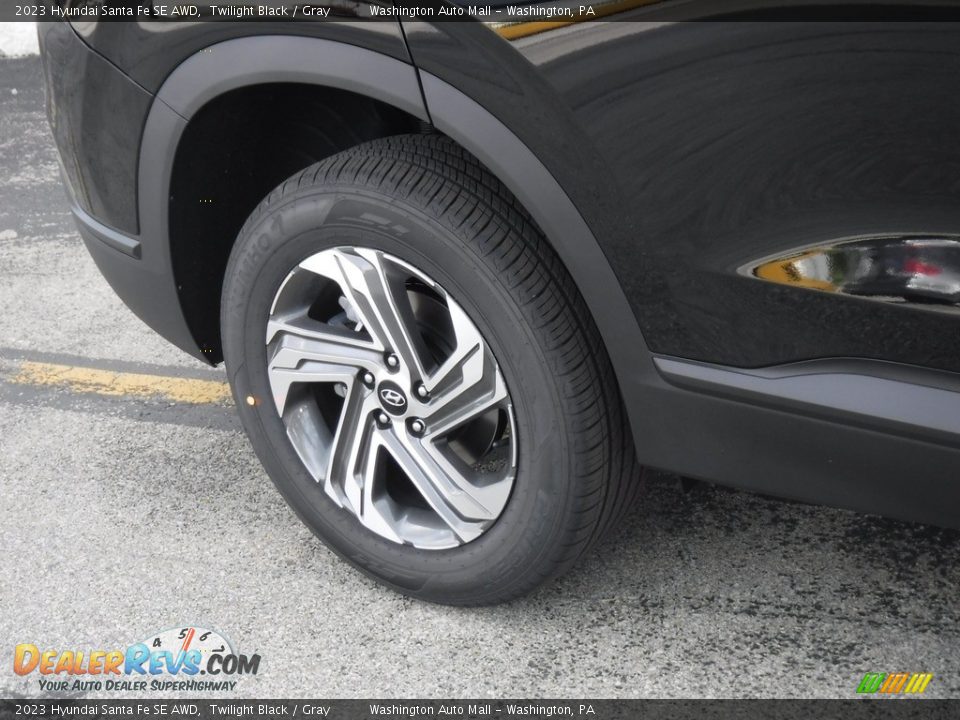 2023 Hyundai Santa Fe SE AWD Twilight Black / Gray Photo #3